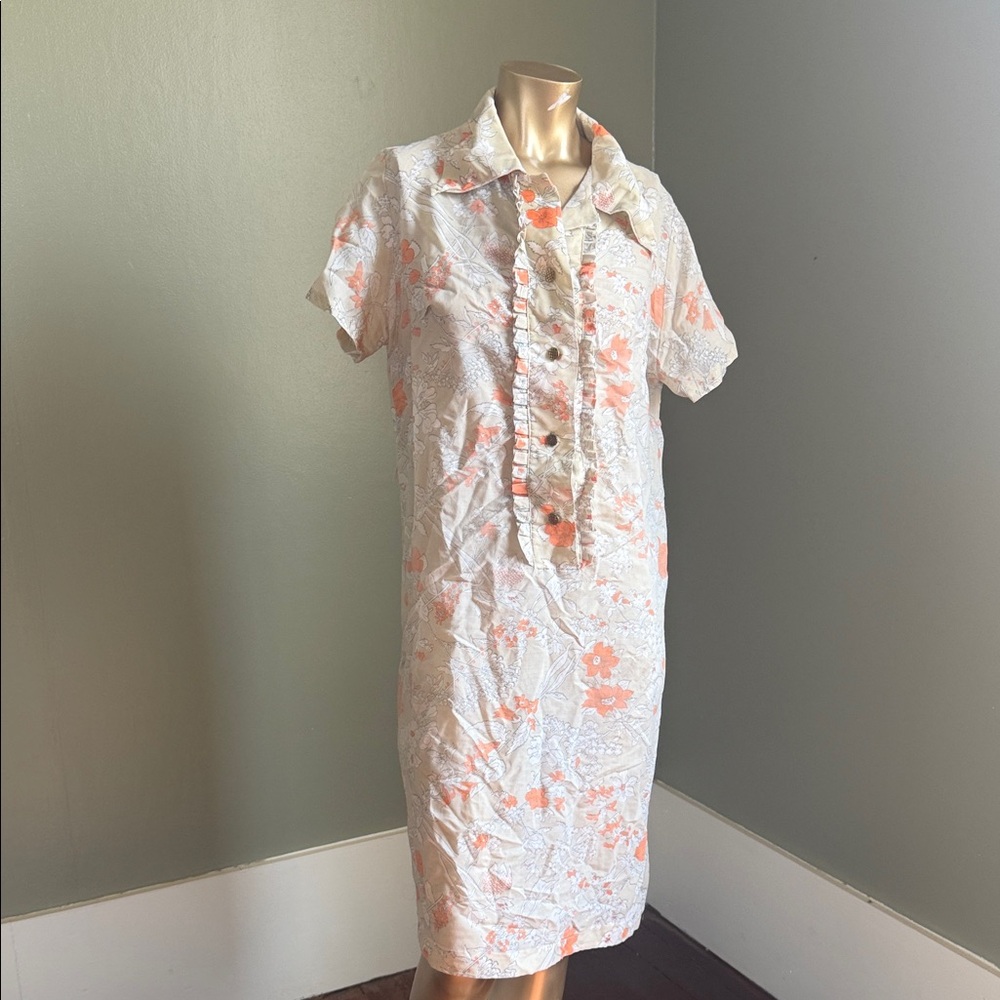 Floral Button-Up Dress